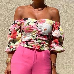 Zara Floral Top